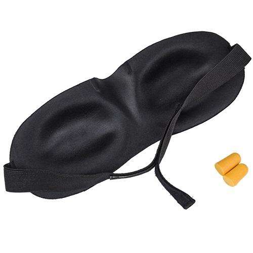 Soft and Comfy Sleeping Mask with Earplugs